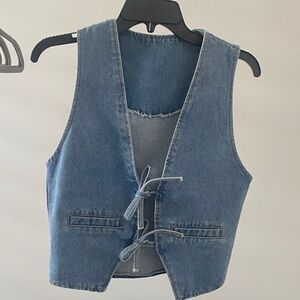 Blue Denim Vest